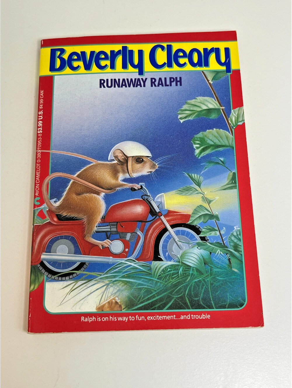 Runaway Ralph Beverly Cleary Avon Camelot Paperback Kids Chapter Book
